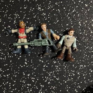 Fisher Price Imaginext Jurassic World Lot of 3 Action Figures